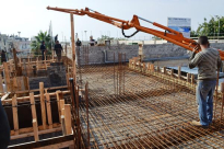 بالصور: تقدم عمليات البناء في المركز العربي اليهودي بمدينة يافا 